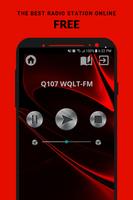 Q107 WQLT-FM Radio App USA Free Online Affiche