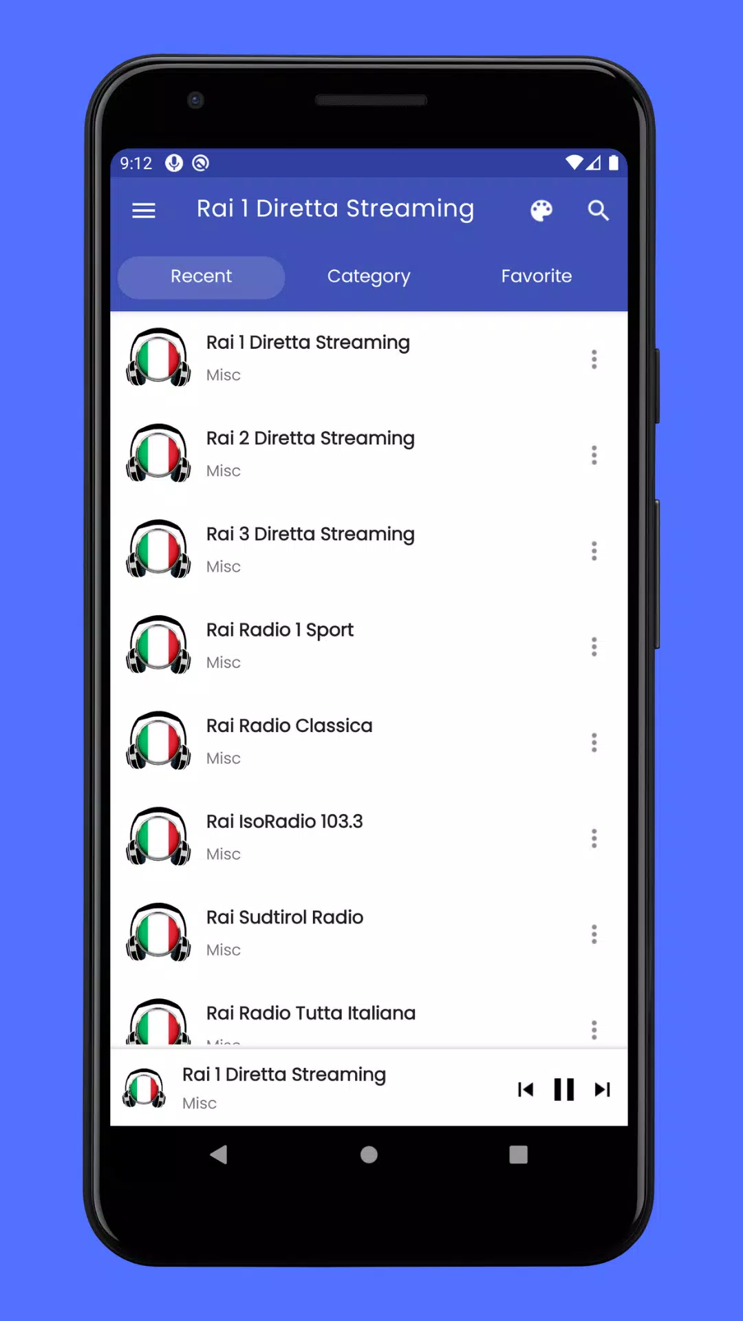 Rai 1 Diretta Streaming for Android - APK Download