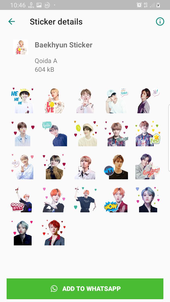 Exo Wastickerapps Kpop Idol For Whatsapp For Android Apk Download