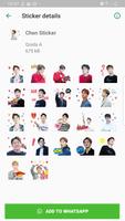 EXO WAStickerApps KPOP Idol for Whatsapp ภาพหน้าจอ 2