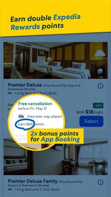 Expedia Screenshots