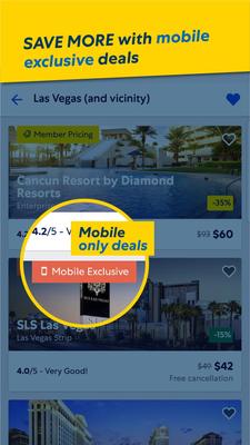 Expedia Screenshots