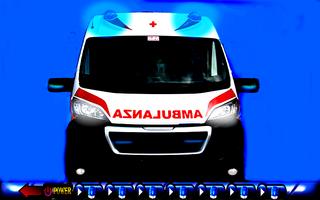 Siren Italian Ambulance الملصق