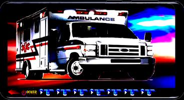 American Siren Ambulance And F Poster