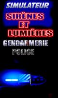 Gendarmerie Police Sirènes Affiche