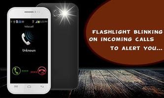Flash Alert on Calls Blinking poster