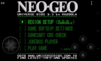 NEO.emu (Arcade Emulator) imagem de tela 1