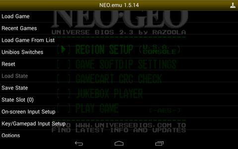 NEO.emu (Arcade Emulator) screenshot 4