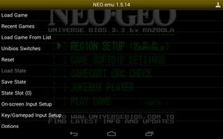 برنامه‌نما NEO.emu (Arcade Emulator) عکس از صفحه
