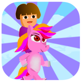 Dora Riding Pony Escape Jungle-APK