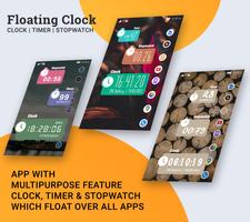 Floating Clock On Screen-poster