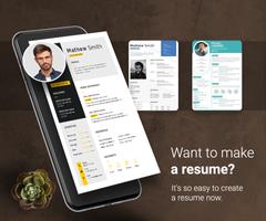 Resume & CV Maker Cartaz