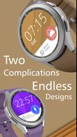 Material Watch Face for WearOS captura de pantalla 1