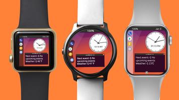 Ubuntu Theme WearOS Watch Face الملصق