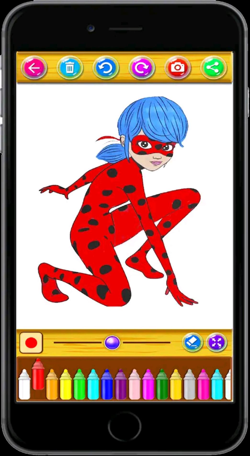 Miraculous Ladybug Cat Noir Coloring Book Kids For Android