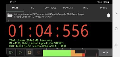 پوستر USB Audio Recorder PRO