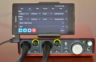 برنامه‌نما USB Audio Recorder PRO عکس از صفحه