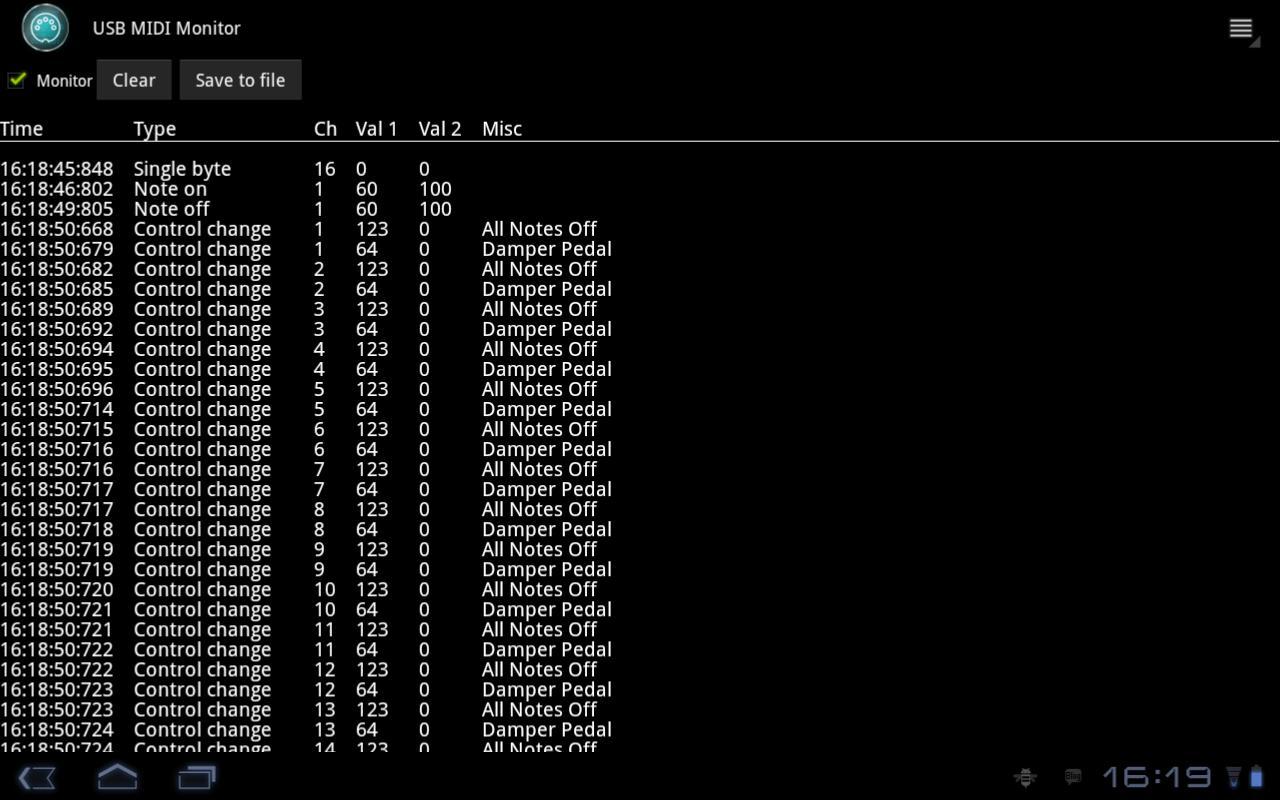USB MIDI Monitor for Android - APK Download USB MIDI Monitor for Android - APK Download