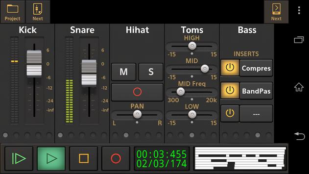Audio Evolution Mobile Studio TRIAL 截图 1