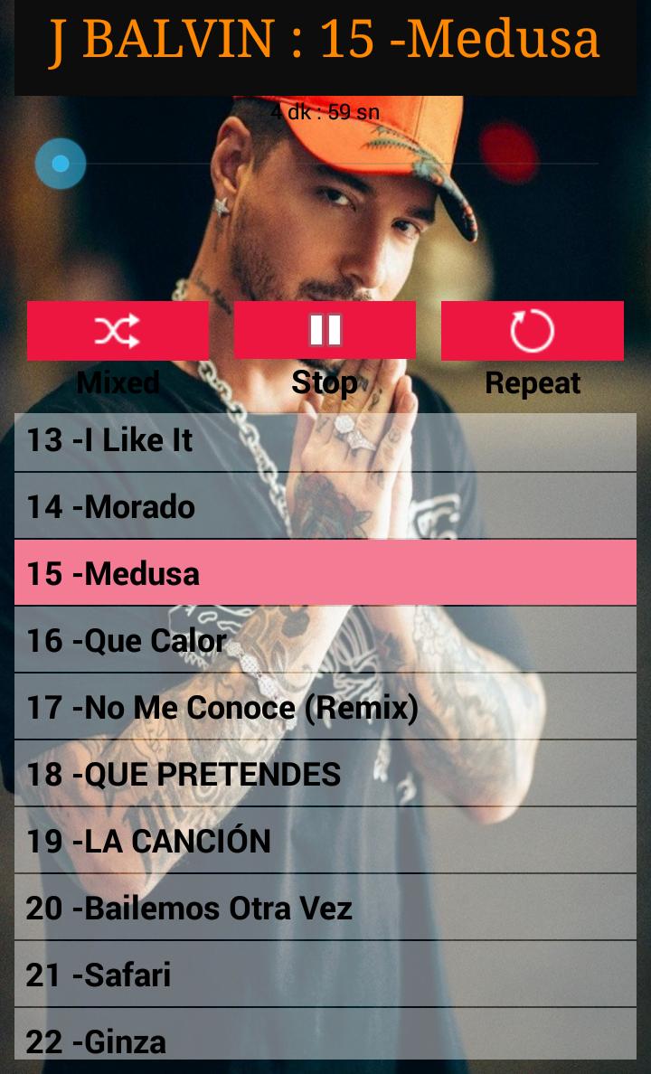 J Balvin Songs Offline Hq 50 Songs For Android Apk Download