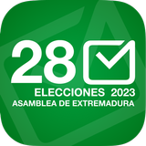 28M Elecciones Extremadura biểu tượng