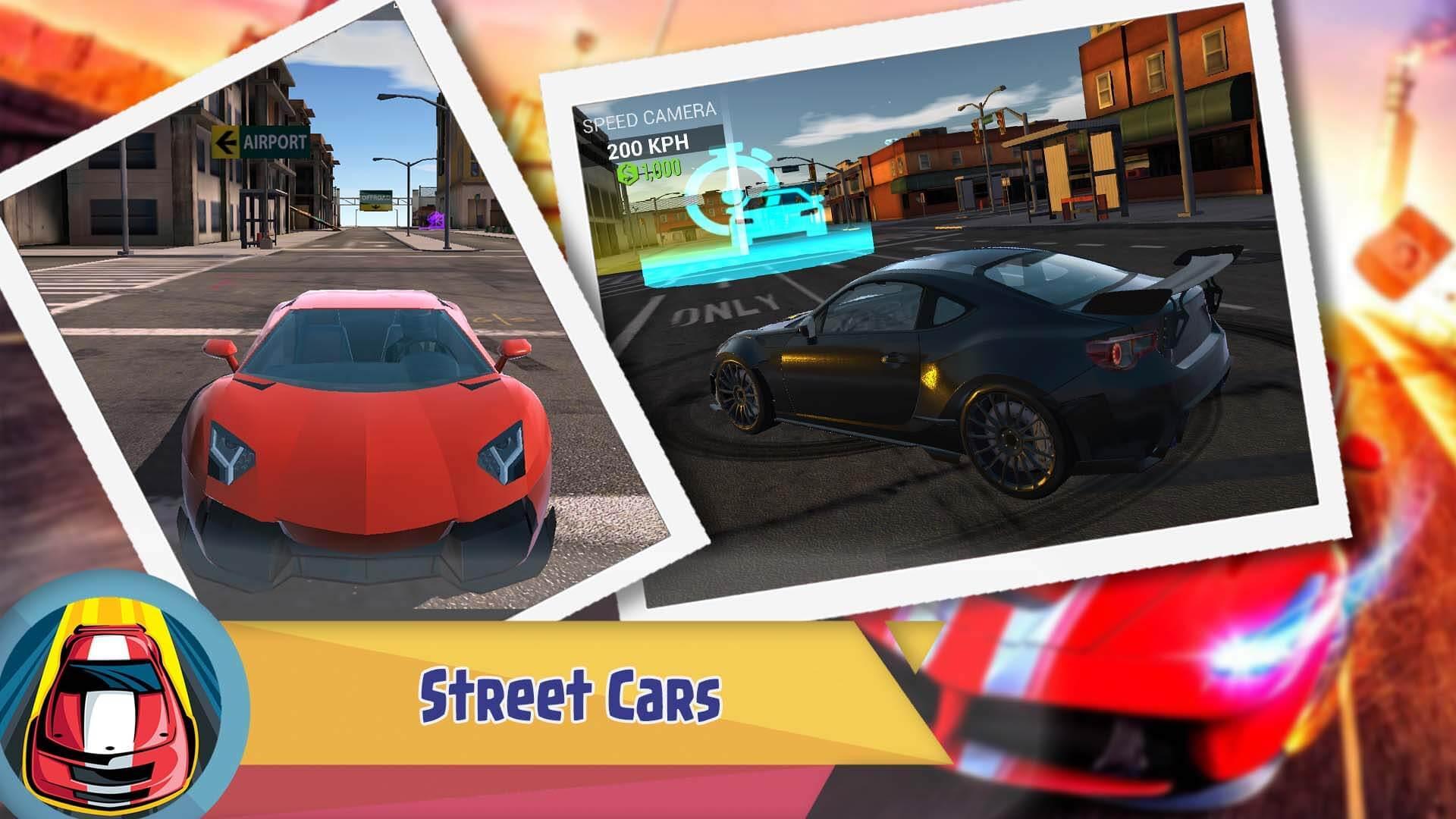 Street Cars Racing Games Car Driving Simulator For Android Apk Download - roblox series 2 celebrity vehicle simulator drag racer new w