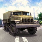 Armee Lastwagen Fahr Simulator 3D: Offroad Spiele Zeichen
