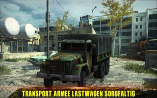 Armee Lastwagen Fahr Simulator 3D: Offroad Spiele Plakat