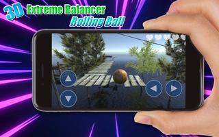 3D Extreme Balancer Rolling Ball Affiche