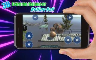 3D Extreme Balancer Rolling Ball capture d'écran 1
