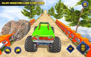 Monster Truck Berg Stunt Plakat