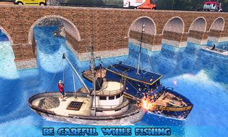 Big Fishing Ship Simulator 3D ảnh chụp màn hình 2