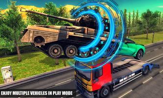 Highway Car Transform Tank Stunt Racing 2019 Screenshot 2
