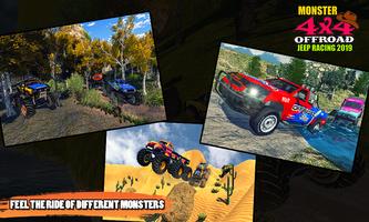 Monster 4x4 Offroad Jeep Racing 2019 capture d'écran 3