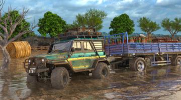 오프로드 진흙 트럭 운전 시뮬레이션 스크린샷 1