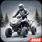 neve corrida de moto ATV ícone