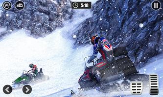 carreras de motos de nieve Atv captura de pantalla 1