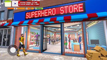 Superhero Supermarket Sim! الملصق