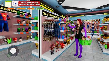 Superhero Supermarket Sim! تصوير الشاشة 1