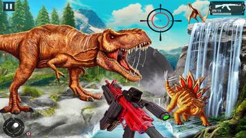 Wild Dino Hunting Gun Hunter Poster