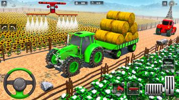 Tractor Farming Driving Games Cartaz