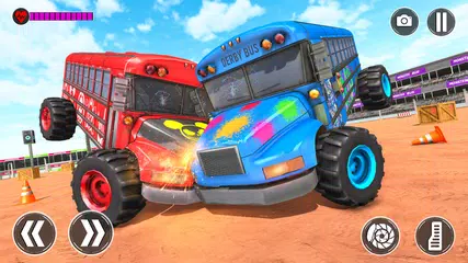 Monster Bus Derby Destruction XAPK download