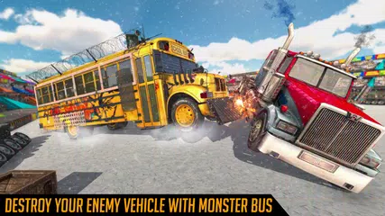 Monster Bus Derby Destruction XAPK download