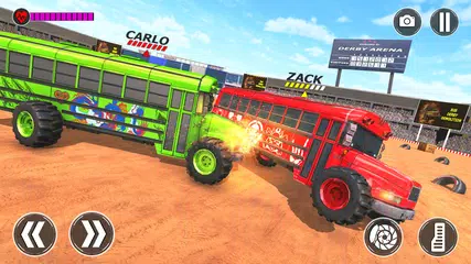 Monster Bus Derby Destruction XAPK download