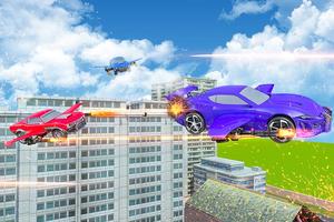 Flying Car Transform Shooting : Car Flying Games imagem de tela 1