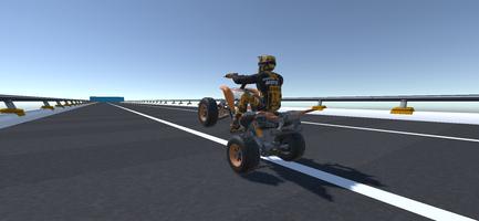 Motorcycle Ragdoll Dummy Plakat