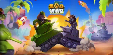 Zoo War: 3v3 Jogo de Tanques Online