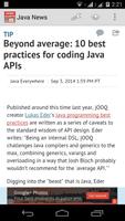 Java News Screenshot 3