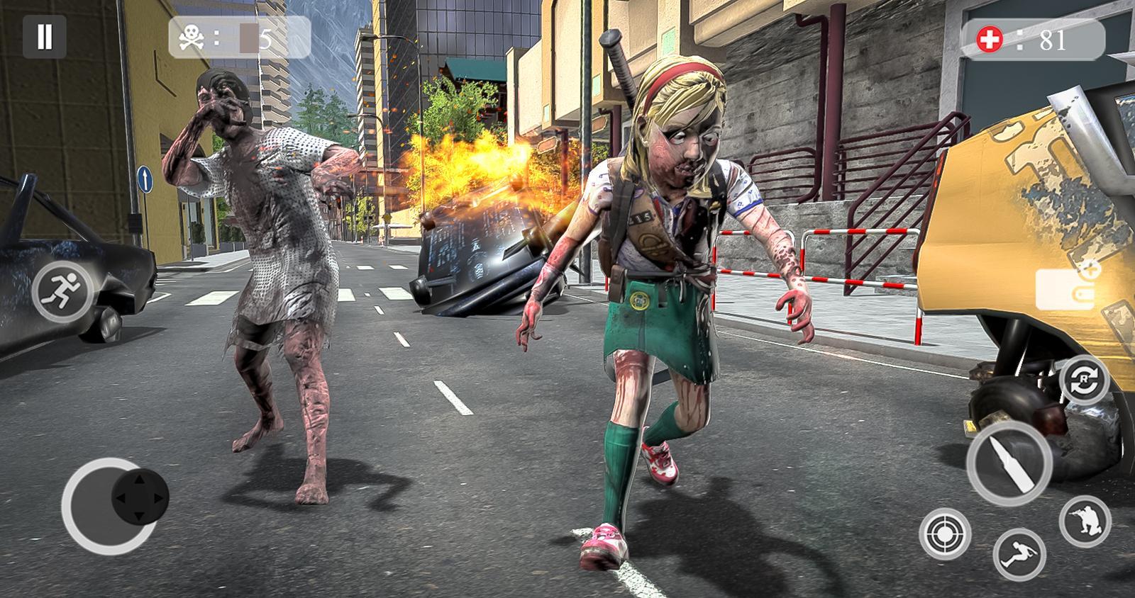 Juegos Zombie Attack 2019 Zombie Crime City For Android Apk Download - ataque zombie roblox