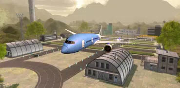 飛行機のフライトパイロットシミュレータ - フライトゲーム